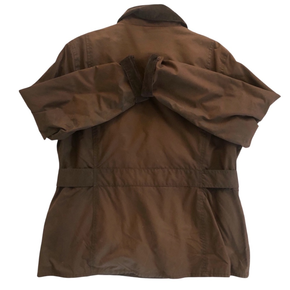 Barbour Chocolate Double-Breasted Coat - Picture 2 of 5